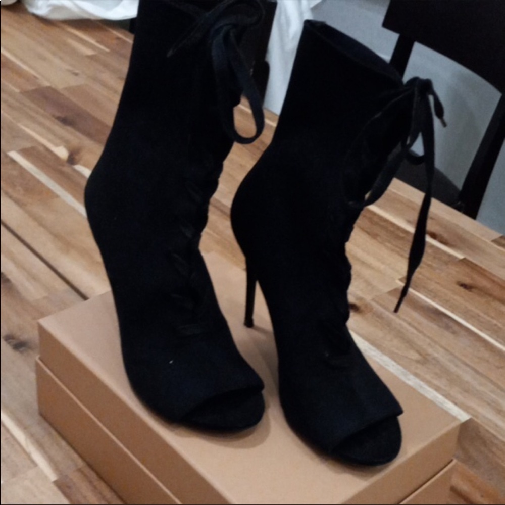 Laced Ankle Boots